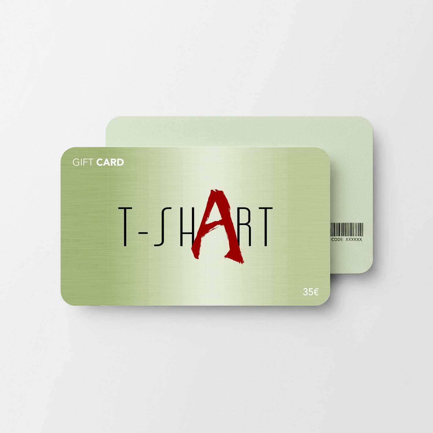 Buono regalo t-shArt (da €35 a €100)