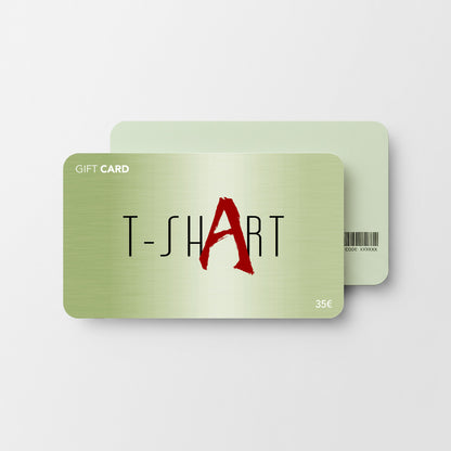 Buono regalo t-shArt (da €35 a €100)